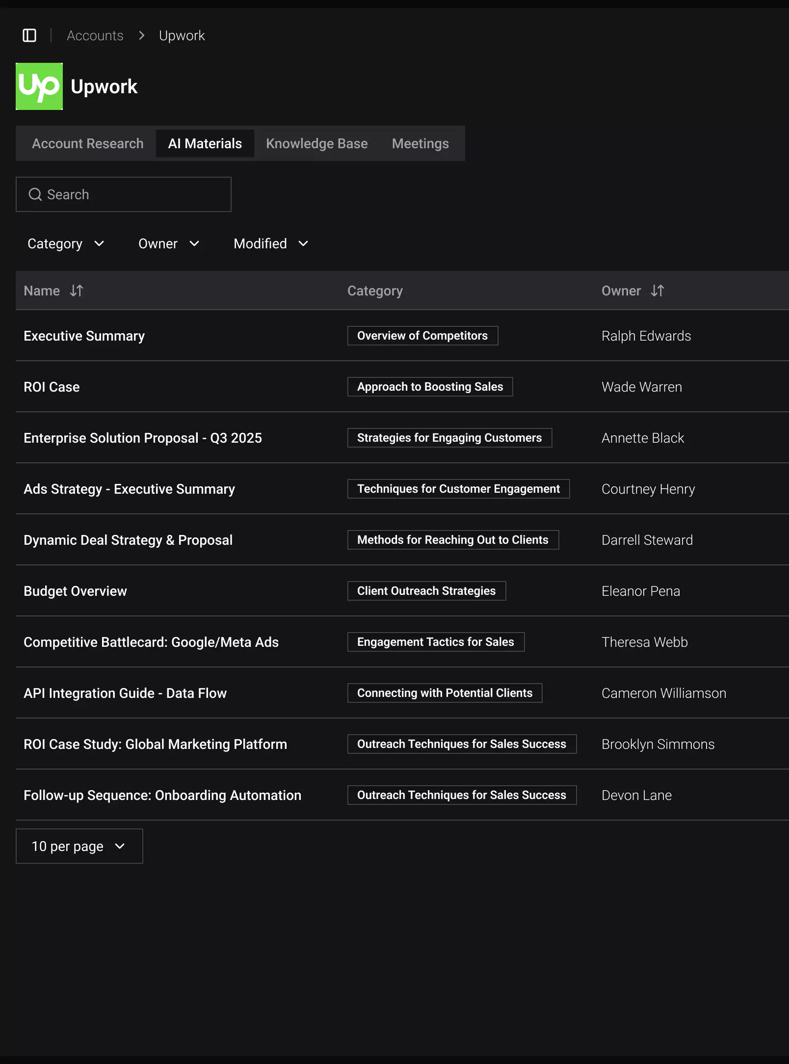 material builder Info