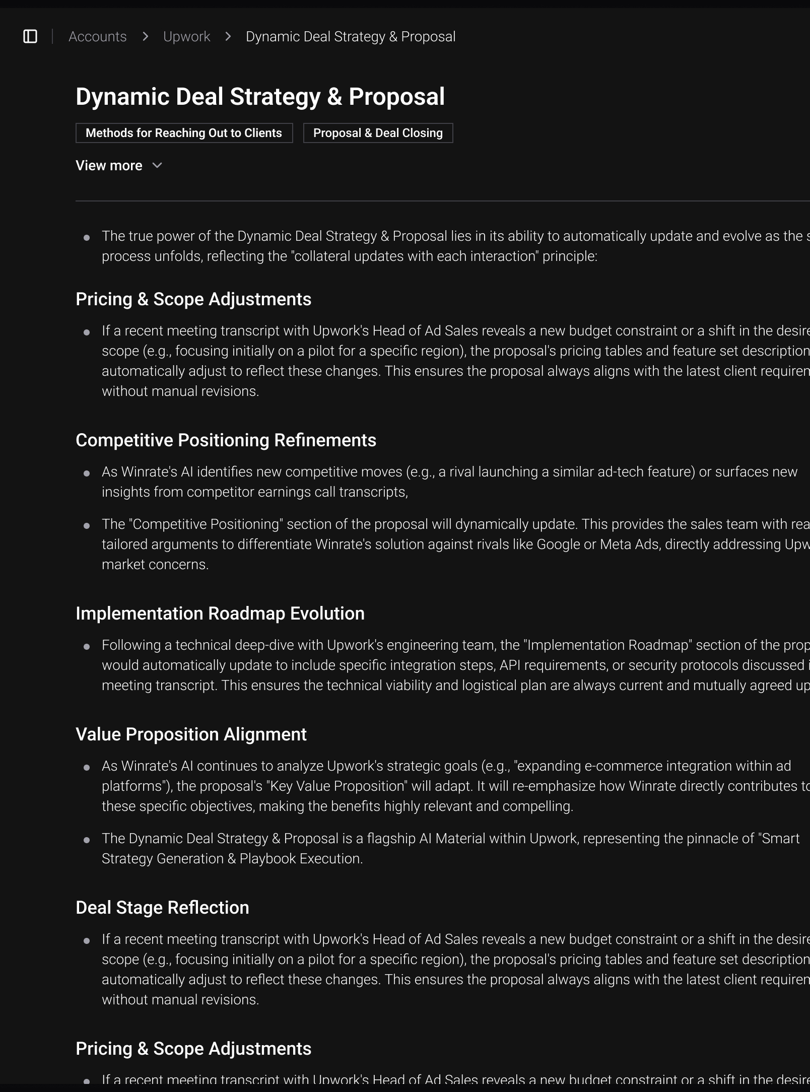material builder knowledgebase